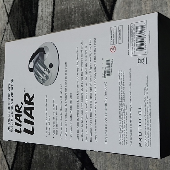 DIGITAL LIE DETECTOR ELECTRIC SHOCK & VIBRATION LIAR LIAR - Picture 5 of 8